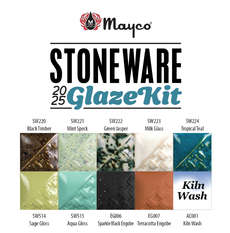 Mayco 2025 Stoneware Glaze Kit