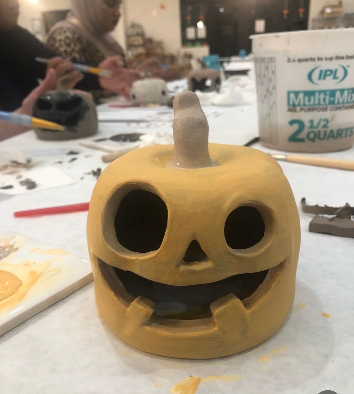 Clay Pumpkin Carving - 10/11/25