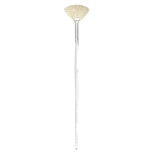 CL840-4 Royal Clear Choice #4 Fan Brush | Ceramic High Quality Art Brush | CL840 Series Clear Choice™ Goat Fan Brush