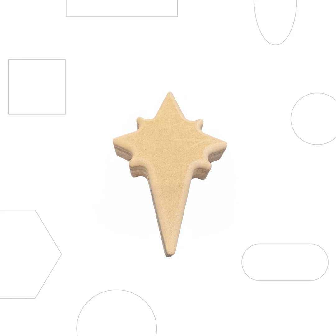 Wallie 8 Point Shooting Star - 4x6"