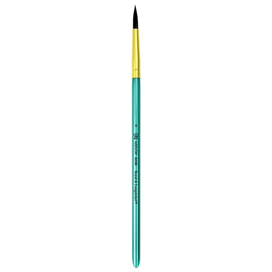 R88R-6 Royal Menta Synthetic Squirrel Round Brush | Ceramic High Quality Art Brush Watercolor Menta™ 88 Series | ACS