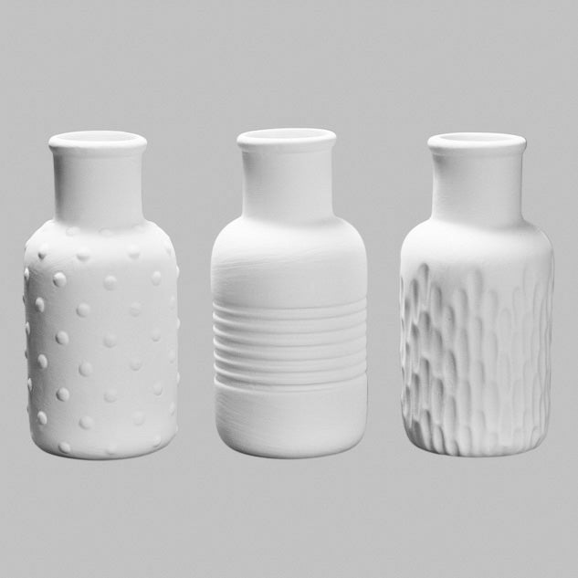 MB-1556 Textured Bud Vases Assortment