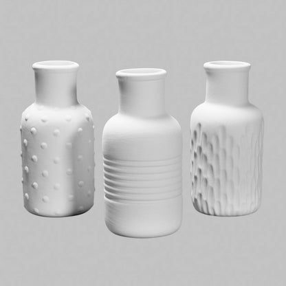 MB-1556 Textured Bud Vases Assortment