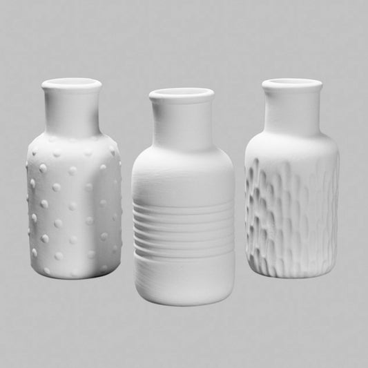 MB-1556 Textured Bud Vases Assortment